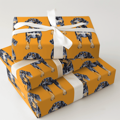 Barking Orange - Wrapping Paper - Aspen & Arlo