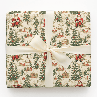 Santa, the Old Timer. - Wrapping Paper - Aspen & Arlo