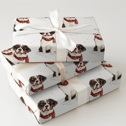 Santas Big Helper - Wrapping Paper - Aspen & Arlo