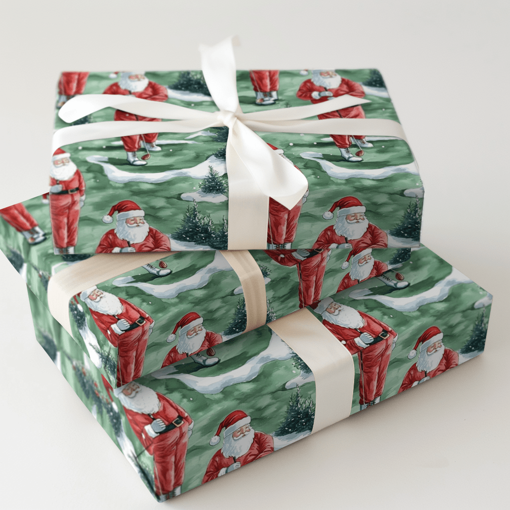 Santa's Handicap - Wrapping Paper - Aspen & Arlo