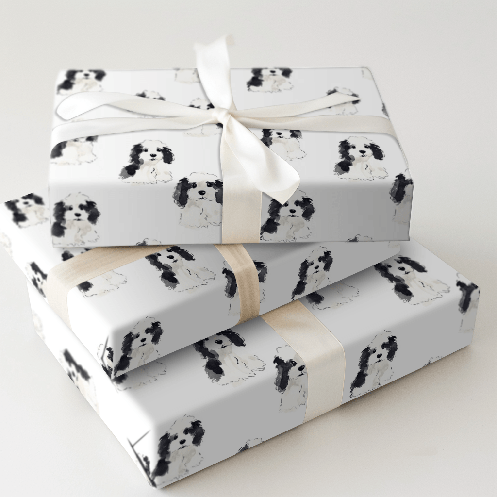 Sheepadoodle - Wrapping Paper - Aspen & Arlo