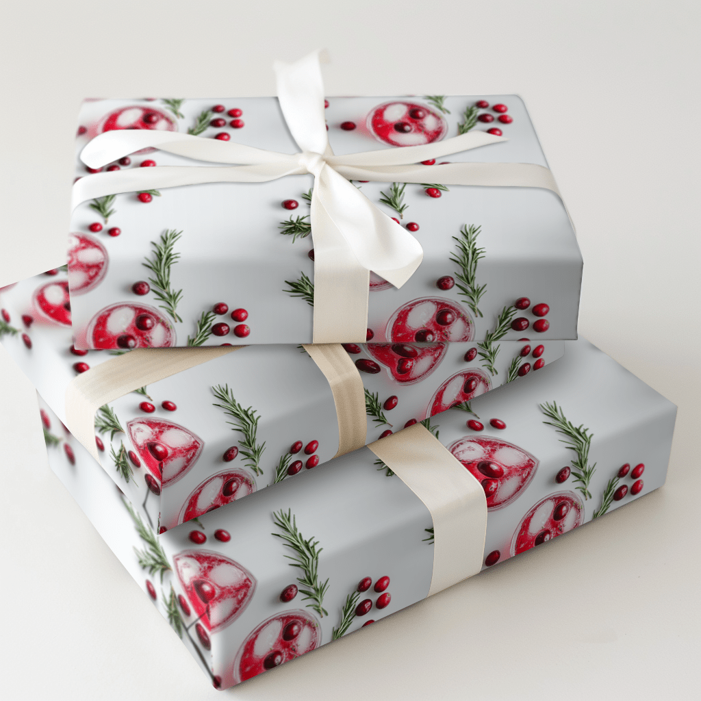 Sippin' with Santa - Wrapping Paper - Aspen & Arlo