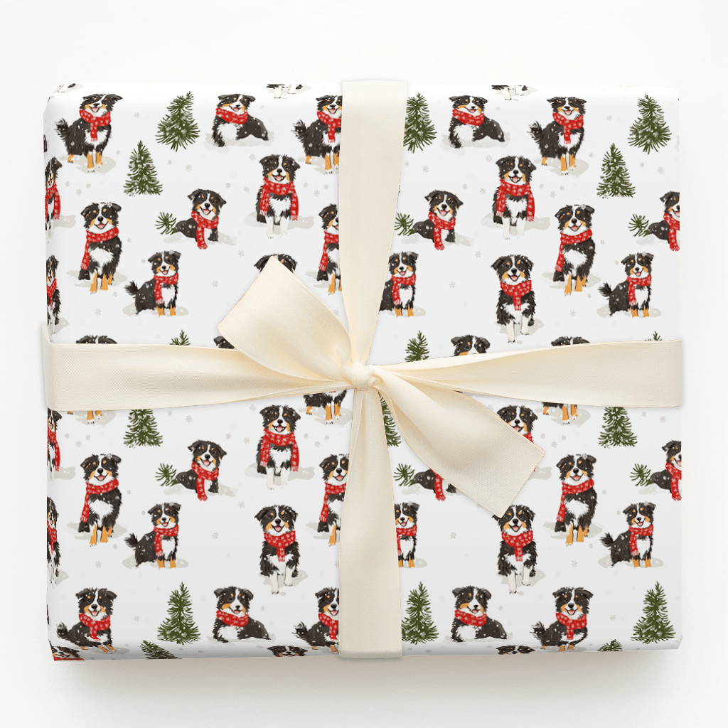 Snow Day for Bentley - Wrapping Paper - Aspen & Arlo