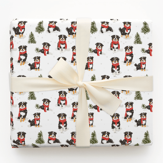 Snow Day for Bentley - Wrapping Paper - Aspen & Arlo