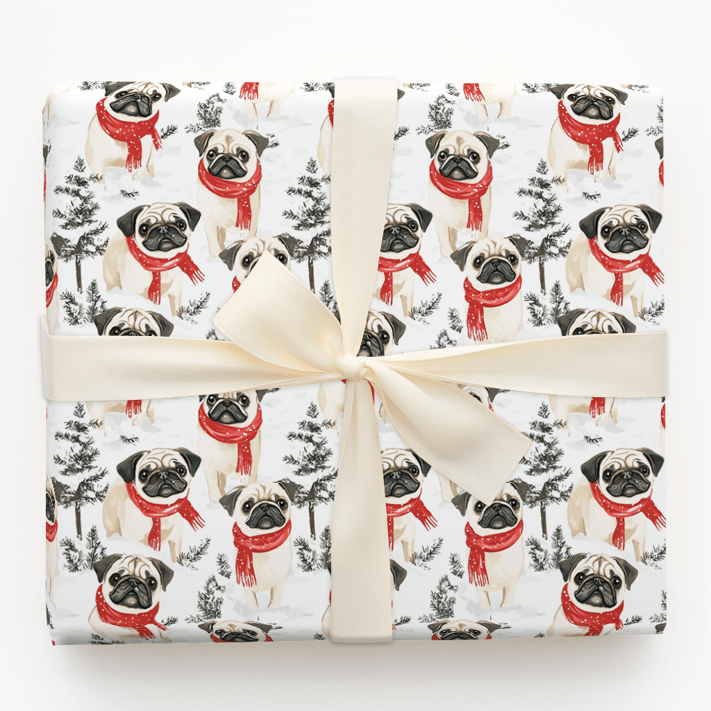 Snow Day for Fawns - Wrapping Paper - Aspen & Arlo