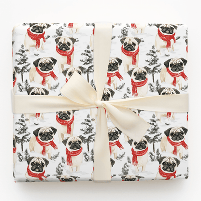 Snow Day for Fawns - Wrapping Paper - Aspen & Arlo