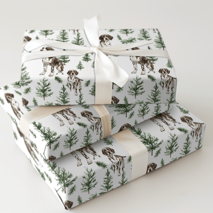 Snow Day for GSP's - Wrapping Paper - Aspen & Arlo