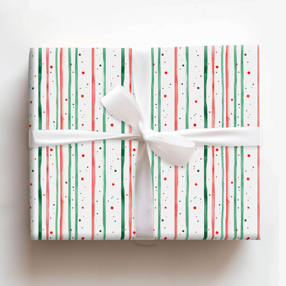 Stripe for December - Wrapping Paper - Aspen & Arlo
