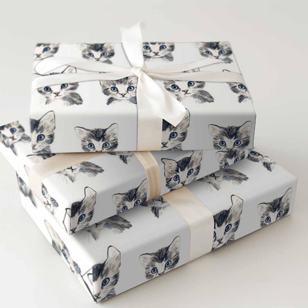 Tabby Cat - Wrapping Paper - Aspen & Arlo