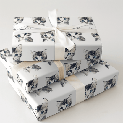 Tabby Cat - Wrapping Paper - Aspen & Arlo