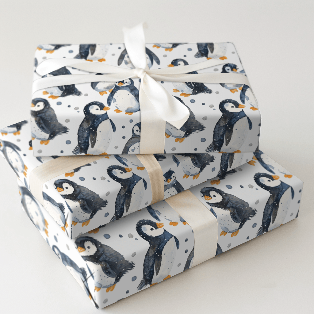 Waddle Wonderland - Wrapping Paper - Aspen & Arlo
