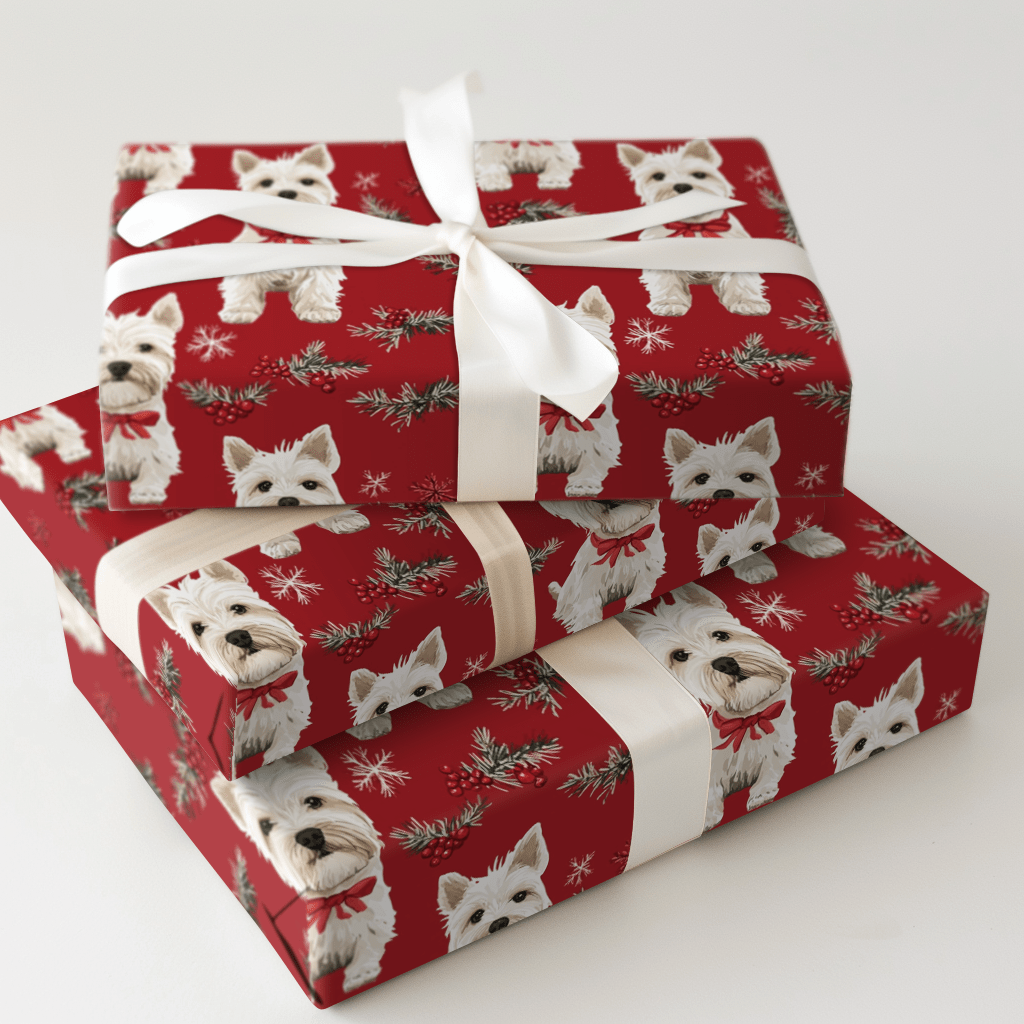 Wheaten Christmas - Wrapping Paper - Aspen & Arlo
