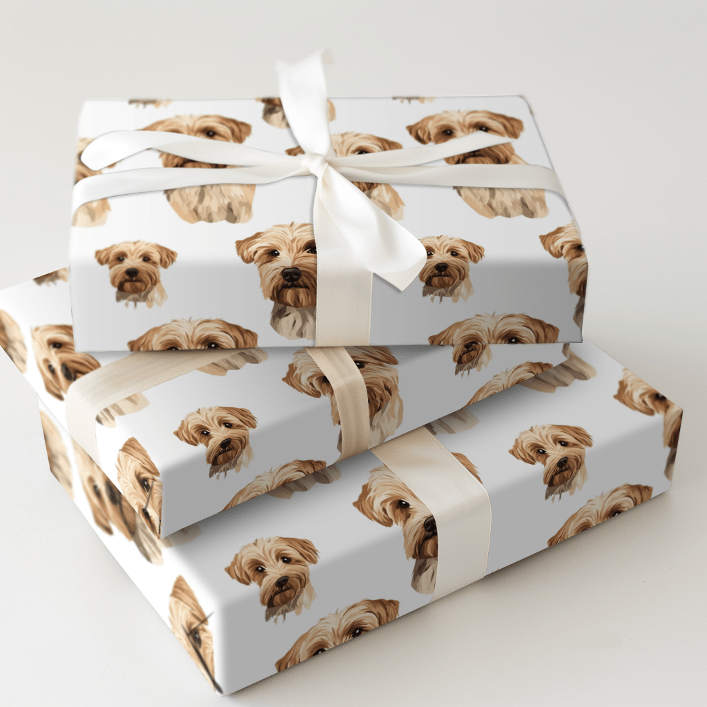 Wheaten Kiss - Wrapping Paper - Aspen & Arlo