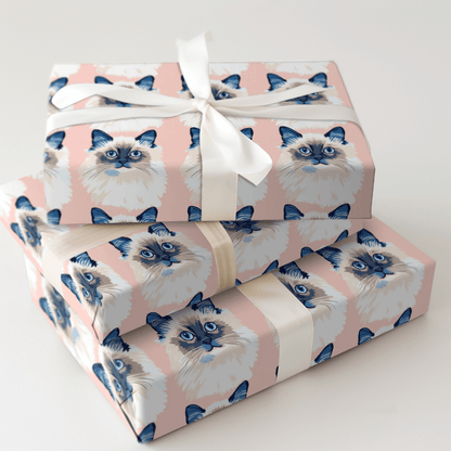 With a Ragdoll - Wrapping Paper - Aspen & Arlo